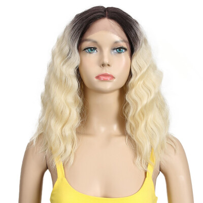 

Noble Hair Synthetic Wigs Lace Front ombre Wig 16 Inch Medium Wavy Synthetic Lace Front Wig