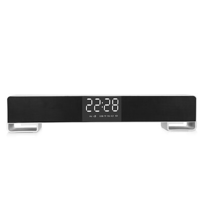 

LP - C17 Desktop Alarm Clock Wireless Bluetooth Stereo Speaker LED Display
