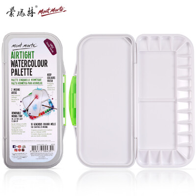 

Montmartre Mont Marte Large gouache watercolor paint palette 18 grid palette paint box MAPL0008