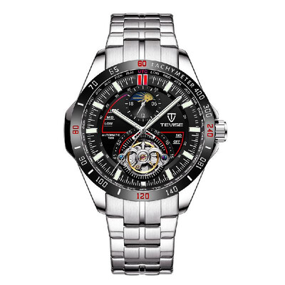 

TEVISE Men Multifunctional Automatic Mechanical Watch Fashion Waterproof Big Dial Wrist Watch
