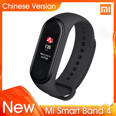 

2019 Original Xiaomi Mi Band 4 Newest Music Smart Bracelet Heart Rate Fitness Tracker 095 Color AMOLED Screen BT 50 135mAh Wris