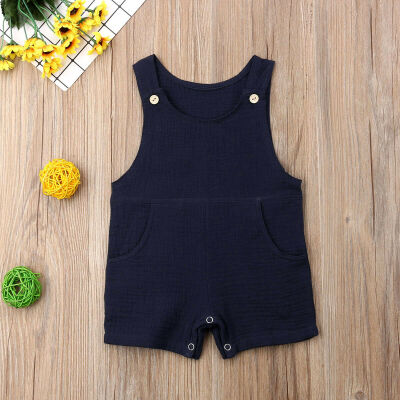 

Infant Newborn Baby Boy Girl Long Jumpsuit Romper Bodysuit Cotton Clothes Outfit