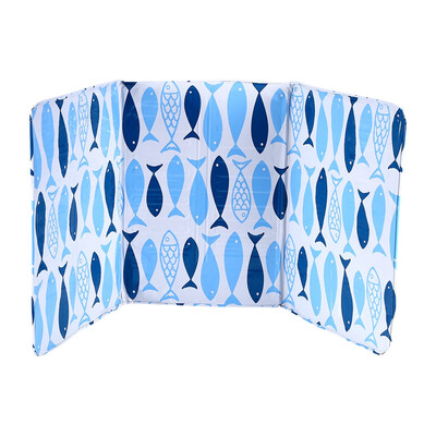 

Kitchen Cooking Frying Pan Oil Splash Gas Stove Cover Anti Splatter Shield Guard Printing Fish Cover Proof
