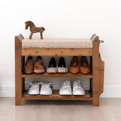 

XIAOZHUJIANG Creative belt replacement shoe bench 60 long storage storage bench shoe rack 4222