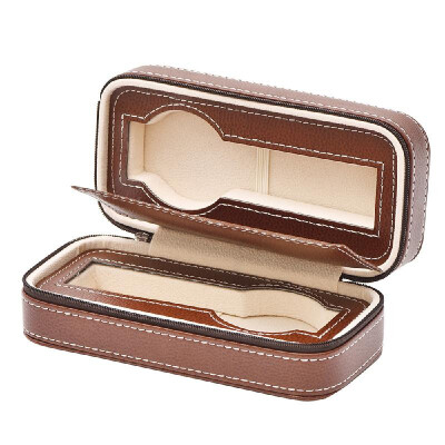 

Portable 248 Grids Travel Watch Box Superior PU Leather Watch Storage Case Organizer