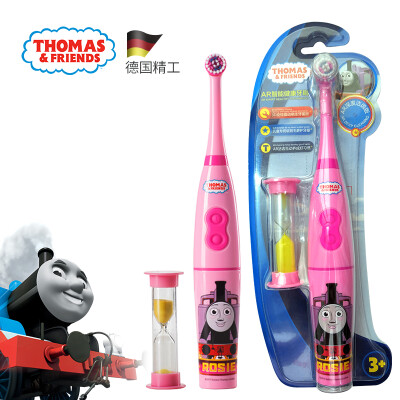 

Thomas&friends THOMAS & FRIENDS childrens electric toothbrush TC206 DuPont soft hair 3D rotating vibration toothbrush suitable for 3-12 years old baby pink