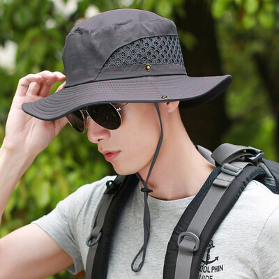 

TANHAO sun visor hat men&women fishing hat fisherman hat windproof sun protection sun visor mountaineering cap S109 khaki