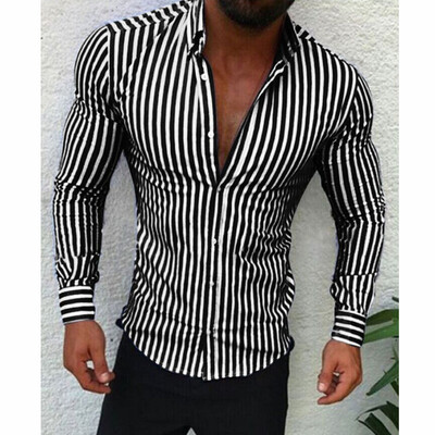 

Luxury Fashion Mens Slim Fit Shirt Long Sleeve Dress Shirts Casual Shirt Tops