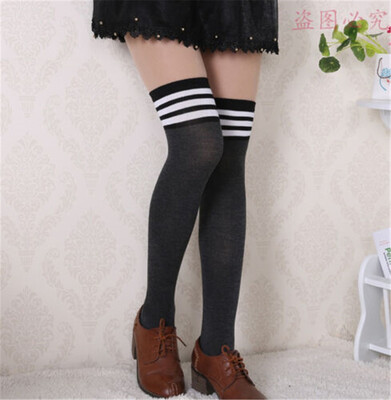 

Hot Women Men Striped KNEE HIGH SPORT SOCCER FOOTBALL SOCKS TUBE Stockings