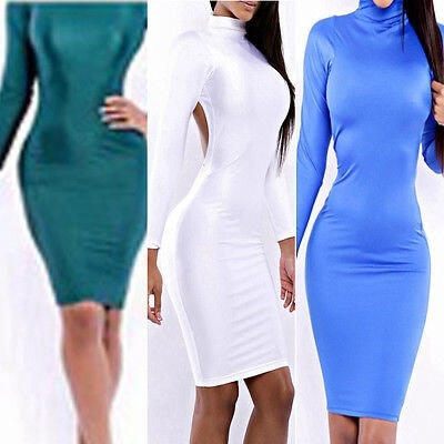 

Sexy Women Bodycon Bandage Long Sleeve Dress Slim Fit Cocktail Party Clubwear