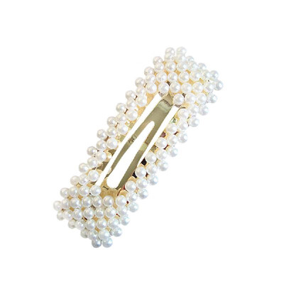 

Fashion Jewelry Hair Accessories Stick Hairpin Girl Sweet Elegant Hairgrip Pearl Hair Clip Snap Barrette