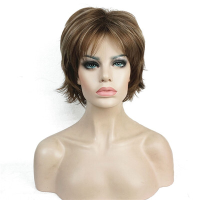 

StrongBeauty Short Layered Shaggy Copper Red Full Synthetic Wig Womens Wigs COLOUR CHOICES