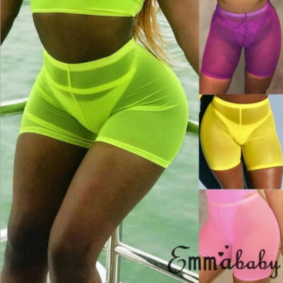 

Womens Sexy Pure Color Shorts Leggings Render Pants Bottoms Under Trousers