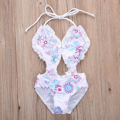 

Toddler Kids Girl Floral Tankini Bikini Split Swimwear Swimsuit Bathing Suit