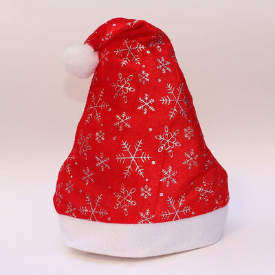 

Christmas Gift Decoration Upscale Child AdultChristmas Hat Short Plush Christmas Hat