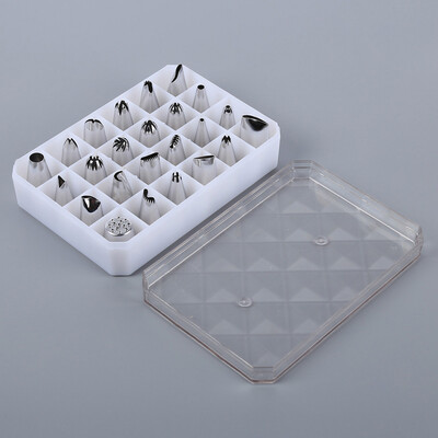

24pcs Icing Piping Nozzles Pastry Tips Cake Decorating Tools