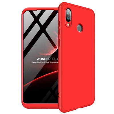 

MOONCASE Huawei Honor Play three-section all-inclusive shield - red