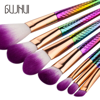 

Toponeto 7PCS Make Up Foundation Eyebrow Eyeliner Blush Cosmetic Concealer Brushes