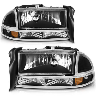 

For 1997-2004 Dodge Dakota 1998-2003 Dodge Durango Headlight Assembly Headlamp Replacement with Park Signal Lamp