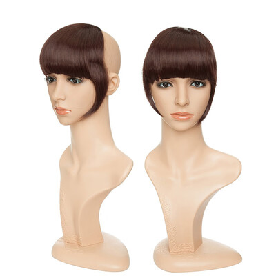 

Hair Bangs Clip in Hair Extensions Front Neat Bang Fringe One Piece Striaght Hairpiece Accessories