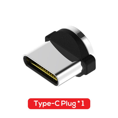 

90 Degree 3 in 1 Led Cable Magnetic Charging Cable for iPhone X 8 7 6 Plus  Nylon Micro USB Cable USB Type-C USB C Cable