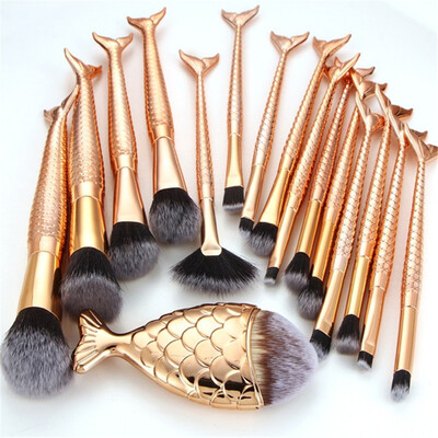 

〖Follure〗16PCS Make Up Foundation Eyebrow Eyeliner Blush Cosmetic Concealer Brushes