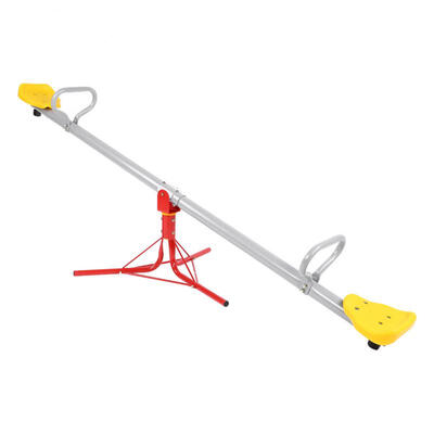 

Greensen Kids Outdoor Toy Heavy Duty Metal Frame 360 Degree Swivel Tripod Teeter Totter Plastic Seat