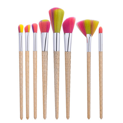 

〖Follure〗8Pcs Blending Pencil Foundation Eye shadow Makeup Brushes Eyeliner Brush