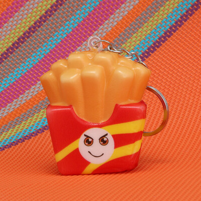 

Gotoamei Squishies Kawaii Cartoon Chips Slow Rising Cream Scented Keychain Stress Relief