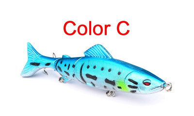 

VISSEN 1pcs 127cm 1763g Mixed Colors Multi Section Fishing Lure Wobbling Artificial Plastic Hard Fake Lure Bionic Bait