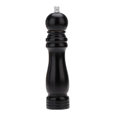 

8" Wooden Manual Pepper Grinder Salt Spices Mill Shaker Vintage Kitchen Grinding Tool