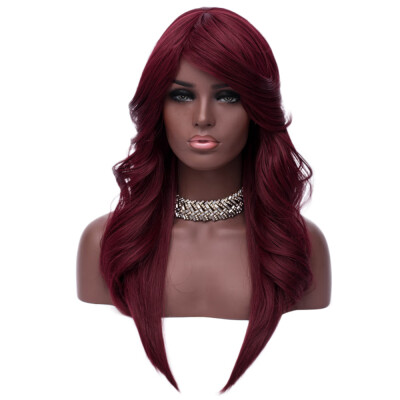 

Long Side Bang Feathered Straight Synthetic Wig