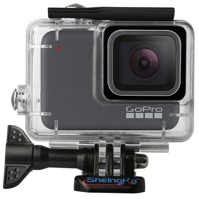 

Sports Camera Waterproof Case Tempered Film Base Adapter Accessories Set for Gopro Hero 7