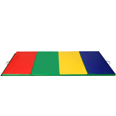 

4x10x2" Thick Folding Panel Gymnastics Mat-Color