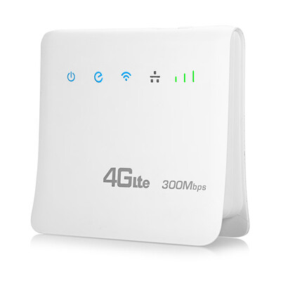 

Kinle 4G LTE CPE Mobile WiFi Router for SIM Card 300Mbps Support 3G Marvell 1802 MTK7628