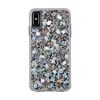 

CASE-MATE Apple iPhone XS Max 65 Inch Gold Foil Dry Petal Mobile Shell Cover Transparent Fashion Female Purple