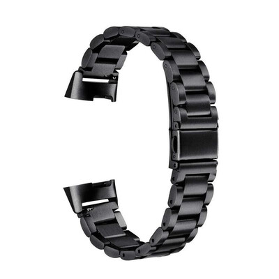 

Stainless Steel Replacement Watch Strap for Fitbit Charge 3 Smart Bracelet