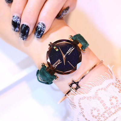 

Female Star Watch Fashion Waterproof Korean Edition Student Temperament Lady Atmospheric Quartz Watch