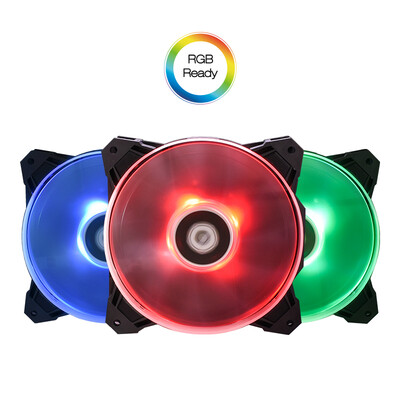 

ID-COOLING SF-12025-RGB TRIO three-piece RGB temperature control fan AURAFLOW water-cooled extension remote control