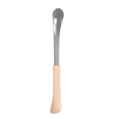 

Baby Feeding Spoon Stainless Steel Silicone Double-end Safety Tableware