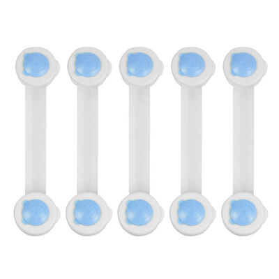 

5Pcs Child Baby Safety Door Lock Proof Cupboard Fridge Cabinet Prevent Clamping