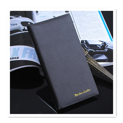 

2018 new hot selling mens wallet mens thin section long tide ultra-thin Korean version of the trend of soil personality creative youth hipsters