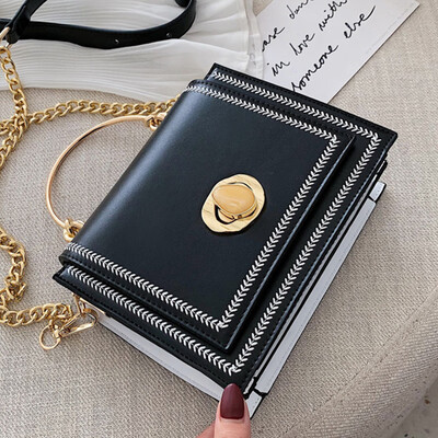 

Texture bag temperament goddess Fan female 2019 new atmospheric messenger bag female simple Joker ins summer