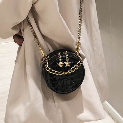 

Advanced sense bag Yangqi chain handbag handbag new 2019 texture Messenger bag wild ins small round bag
