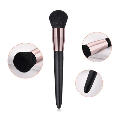 

Toponeto New 1Pcs Wooden Foundation Cosmetic Eyebrow Eyeshadow Brush Makeup Beauty Tool