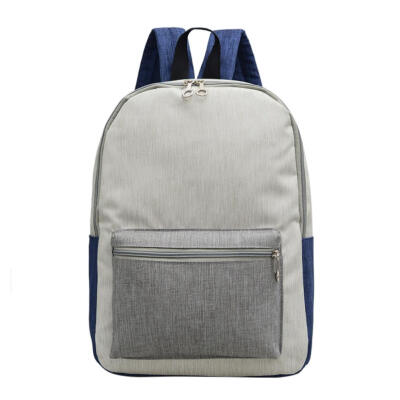 

Hit Color Unisex Travel Backpacks Canvas Preppy Style Shoulder School Bags