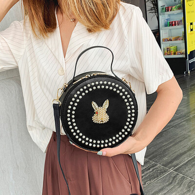 

Net red cute handbag female bag 2019 new wild shoulder bag summer small fresh ins foreign gas Messenger bag