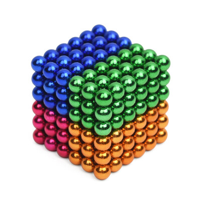 

5mm Colorful Magnetic Ball Puzzle Novelty DIY Toy 216Pcs Set