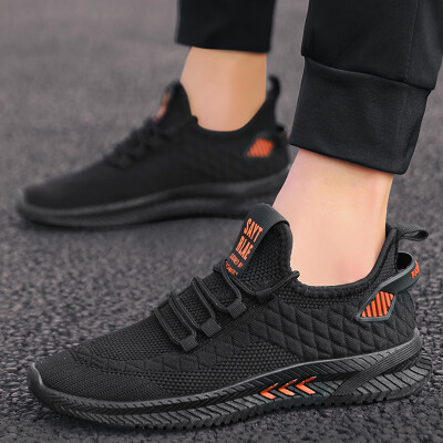 

Autumn mens shoes Korean version of the trend of sports&leisure mesh mens shoes wild shoes online shoes tide shoes