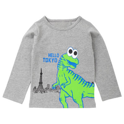 

Baby Boy Girl Long Sleeve Dinosaur Printed T Shirt Children Cotton Tee Tops